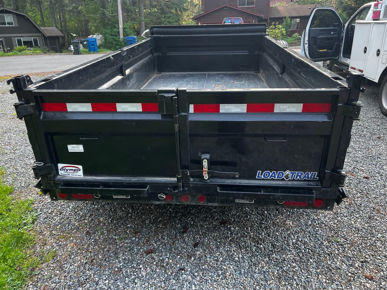 Blue Commercial Truck