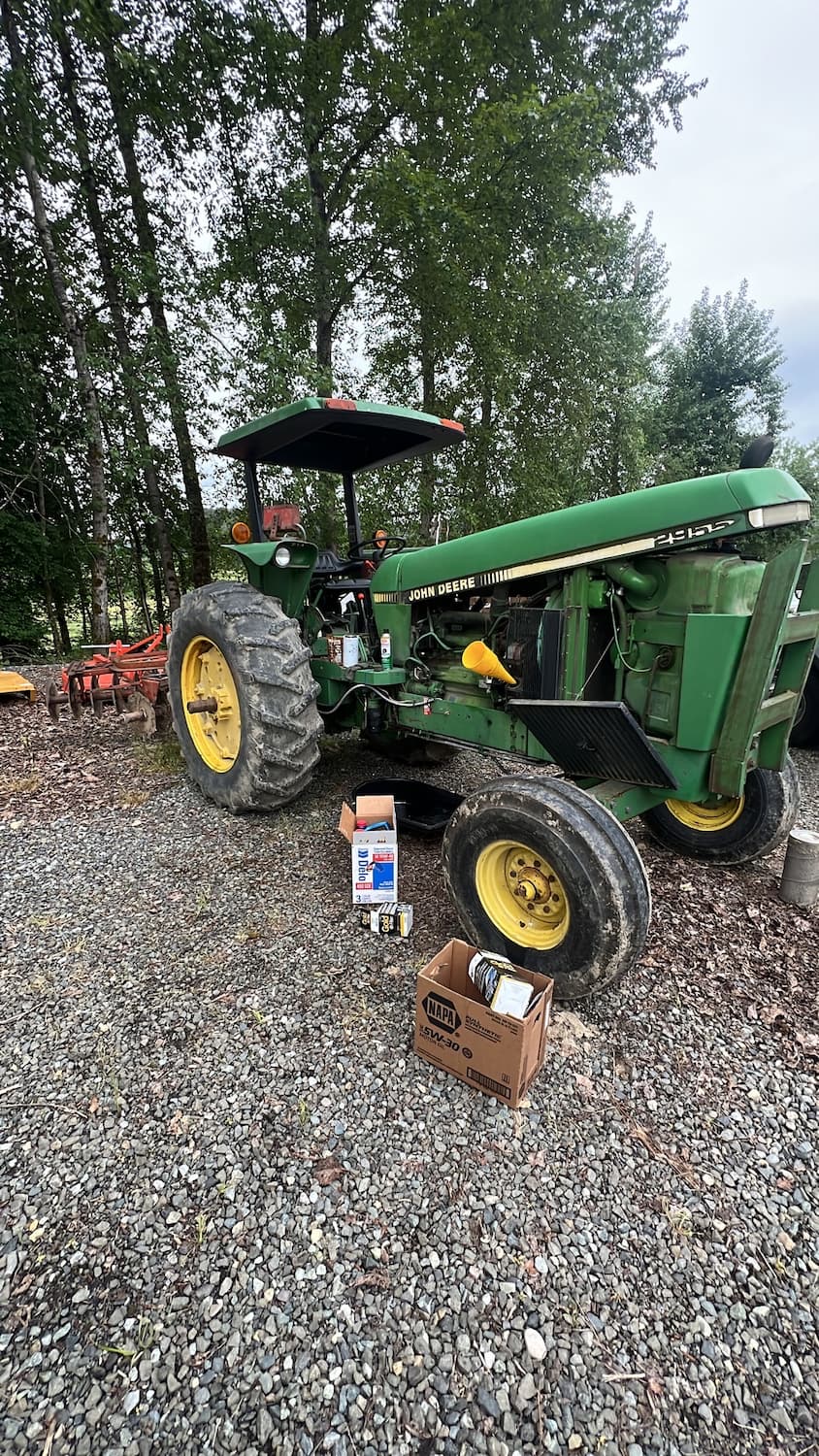 Green John Deer Tractor
